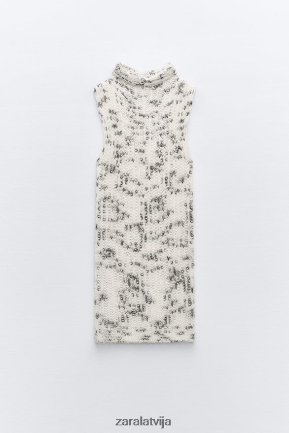 āķu jedu jaukta trikotāžas augšdaļa sievietes Zara tikai viens 6ZTV40261 apģērbs