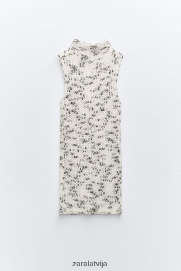 āķu jedu jaukta trikotāžas augšdaļa sievietes Zara tikai viens 6ZTV40261 apģērbs