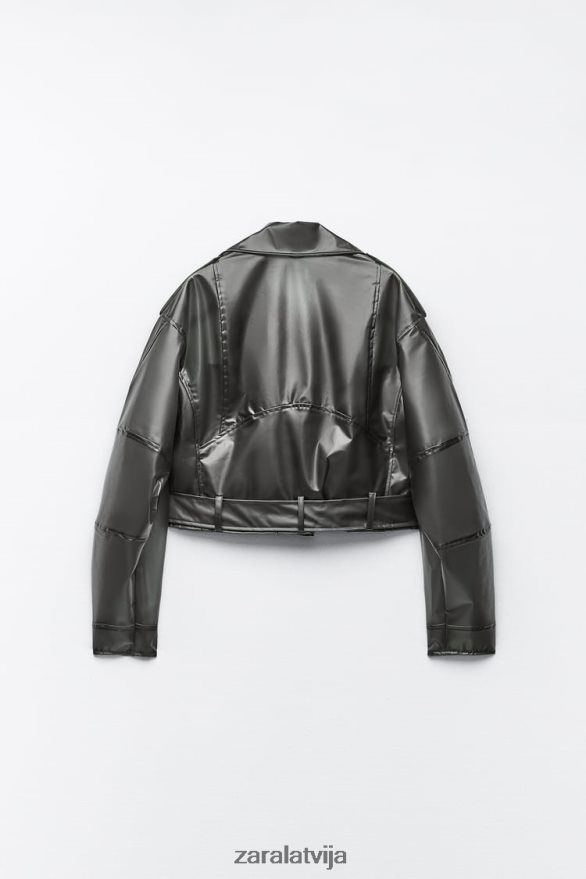 crop caurspīdīga jaka sievietes Zara oriģināls 6ZTV4094 apģērbs