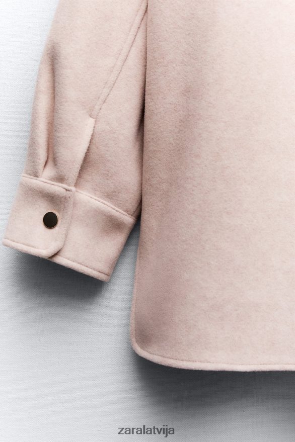 mīksts virskrekls sievietes Zara rozā 6ZTV4013 apģērbs