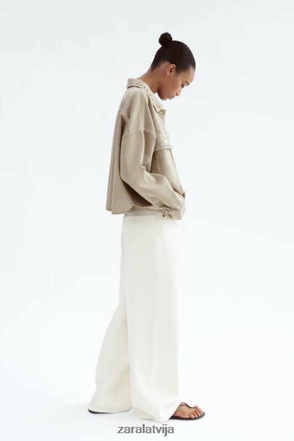 pīrsings apgriezts virskrekls sievietes Zara smiltis 6ZTV40102 apģērbs