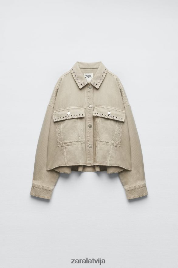 pīrsings apgriezts virskrekls sievietes Zara smiltis 6ZTV40102 apģērbs