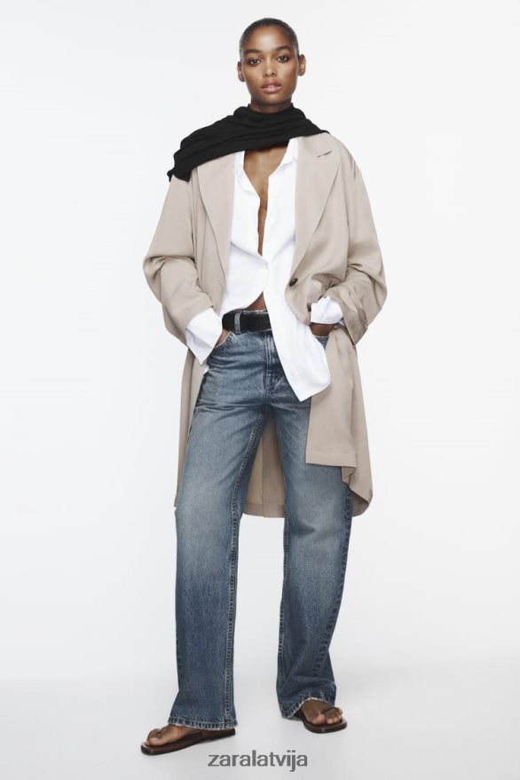 plūstošs trencis sievietes Zara ūdele 6ZTV4037 apģērbs