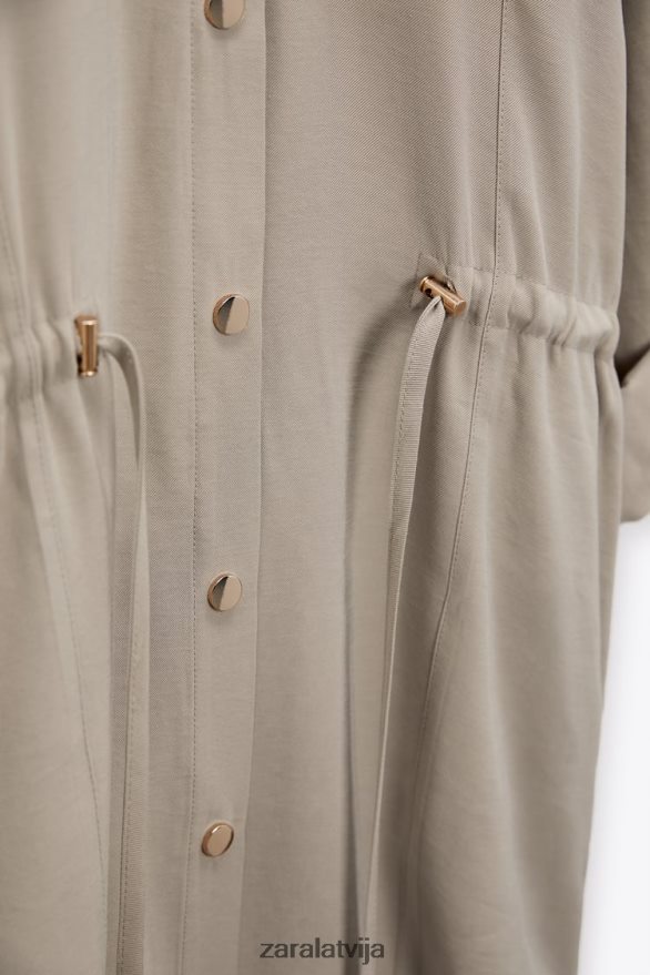regulējams viduklis virskrekls sievietes Zara smiltis 6ZTV40100 apģērbs