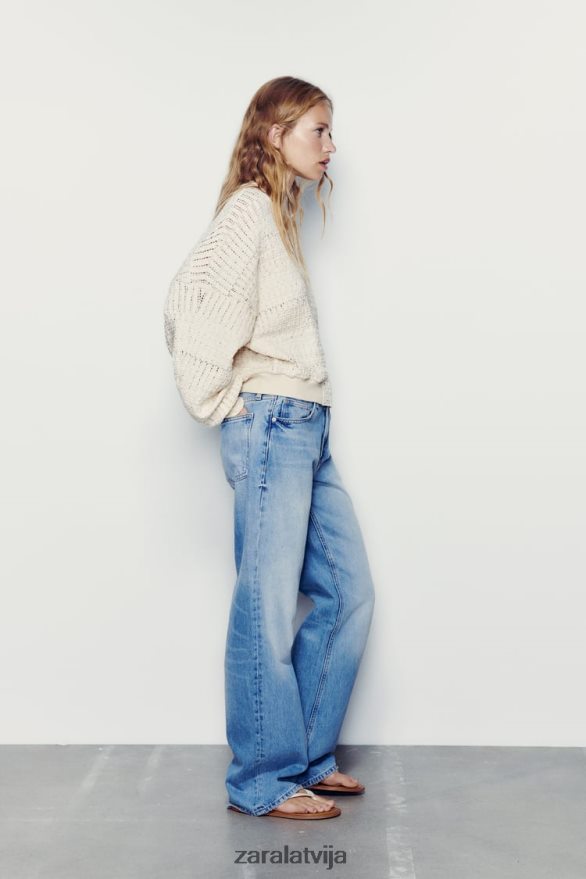 zemniecisks bumbvedējs sievietes Zara ekru 6ZTV4057 apģērbs