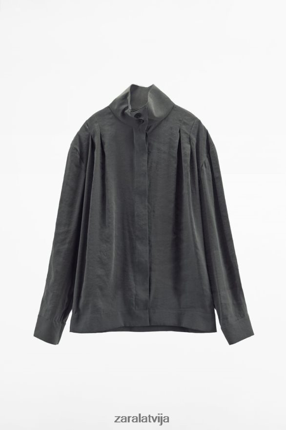 kroku virskrekls sievietes Zara pelēks 6ZTV40347 apģērbs