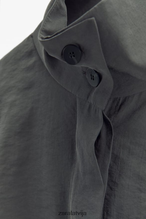 kroku virskrekls sievietes Zara pelēks 6ZTV40347 apģērbs