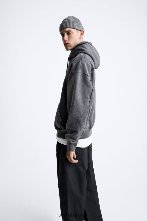 piesprādzētas tehniskās bikses vīriešiem Zara melns 6ZTV40952 apģērbs