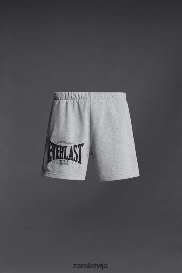 mūžīgie skriešanas šorti vīriešiem Zara pelēkais merģelis 6ZTV401235 apģērbs