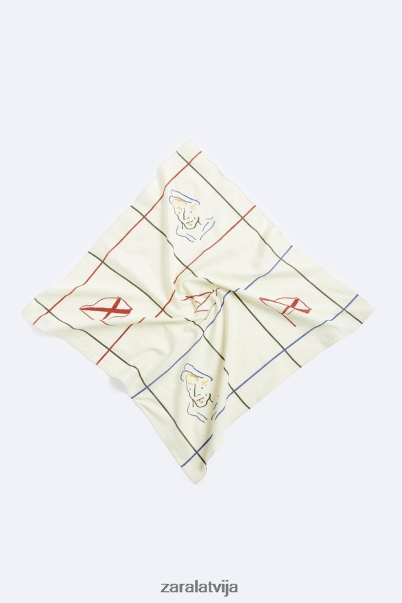 abstraktas drukas bandāna vīriešiem Zara dažādi 6ZTV401398 Piederumi