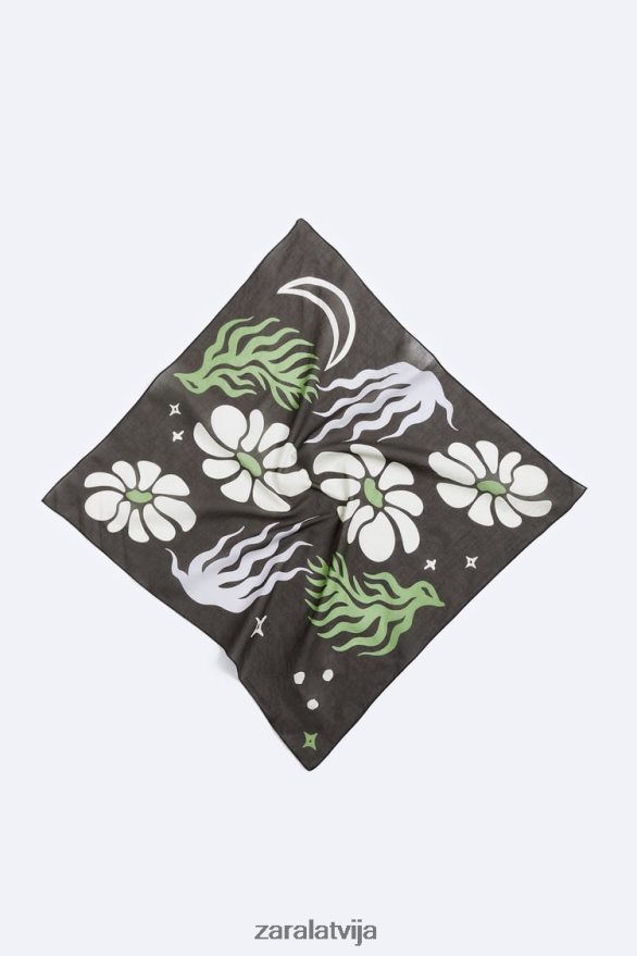 bandāna ar ziedu apdruku vīriešiem Zara daudzkrāsains 6ZTV401400 Piederumi