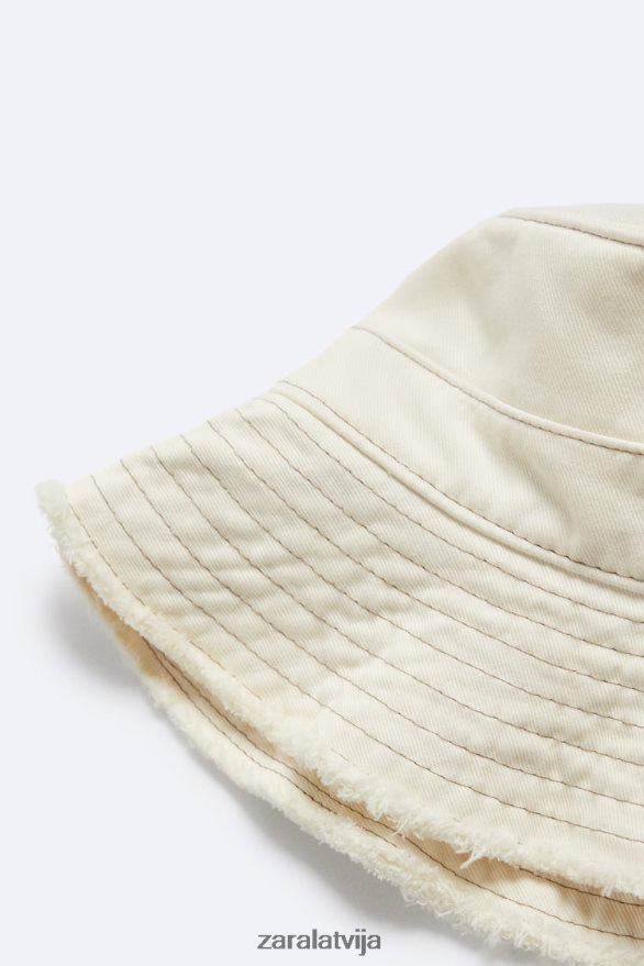 augššūta kausa cepure vīriešiem Zara ekru 6ZTV401445 Piederumi
