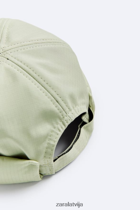 īsa cepure vīriešiem Zara gaišs haki 6ZTV401449 Piederumi
