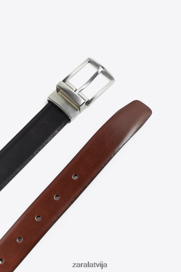 grozāma josta vīriešiem Zara āda 6ZTV401478 Piederumi