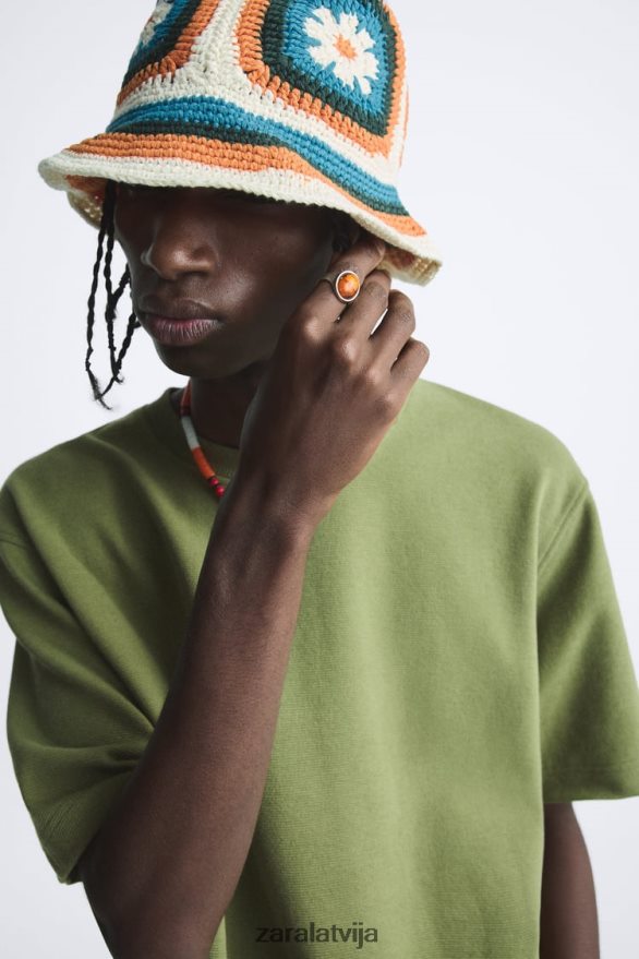 2 paka akmens gredzenu vīriešiem Zara Sudrabs 6ZTV401481 Piederumi