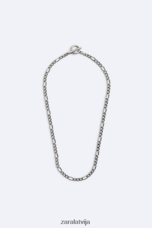 metāla saišu ķēde vīriešiem Zara Sudrabs 6ZTV401497 Piederumi