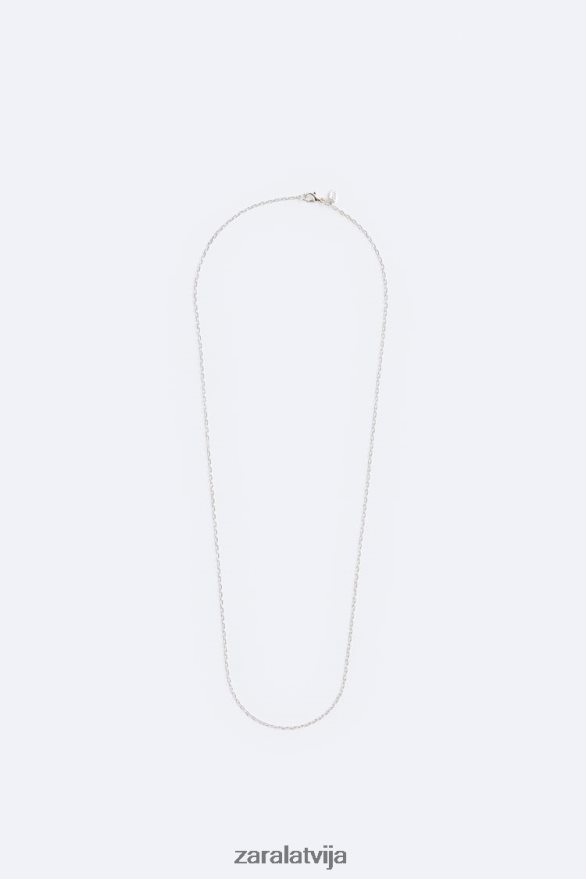 metāla saišu ķēde vīriešiem Zara Sudrabs 6ZTV401499 Piederumi