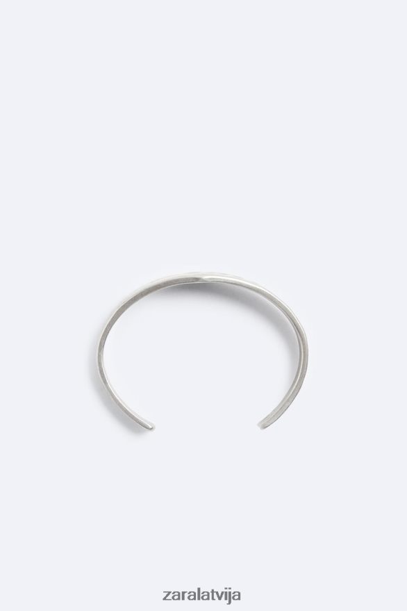 neregulāras apdares aproces rokassprādze vīriešiem Zara Sudrabs 6ZTV401491 Piederumi