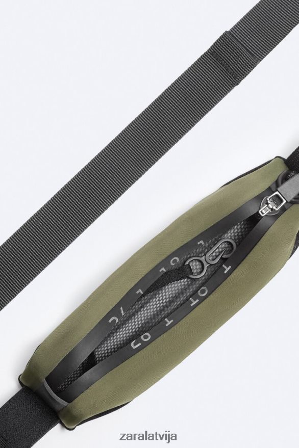 athleticz sporta jostas soma vīriešiem Zara haki zaļš 6ZTV401283 Piederumi