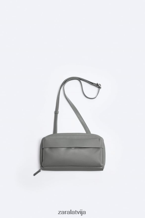 crossbody maku soma vīriešiem Zara zaļš 6ZTV401306 Piederumi