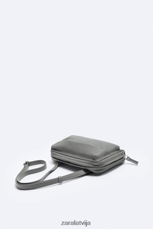 crossbody maku soma vīriešiem Zara zaļš 6ZTV401306 Piederumi