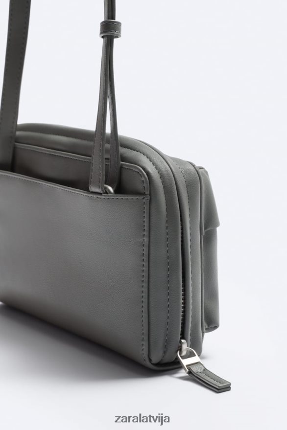 crossbody maku soma vīriešiem Zara zaļš 6ZTV401306 Piederumi