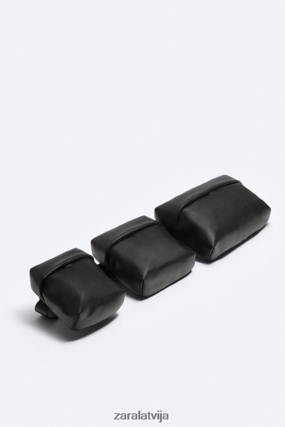 daudzkabatu crossbody soma vīriešiem Zara melns 6ZTV401308 Piederumi