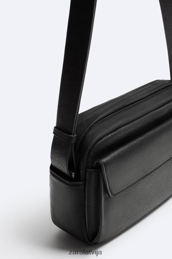 graudaina crossbody soma vīriešiem Zara melns 6ZTV401332 Piederumi