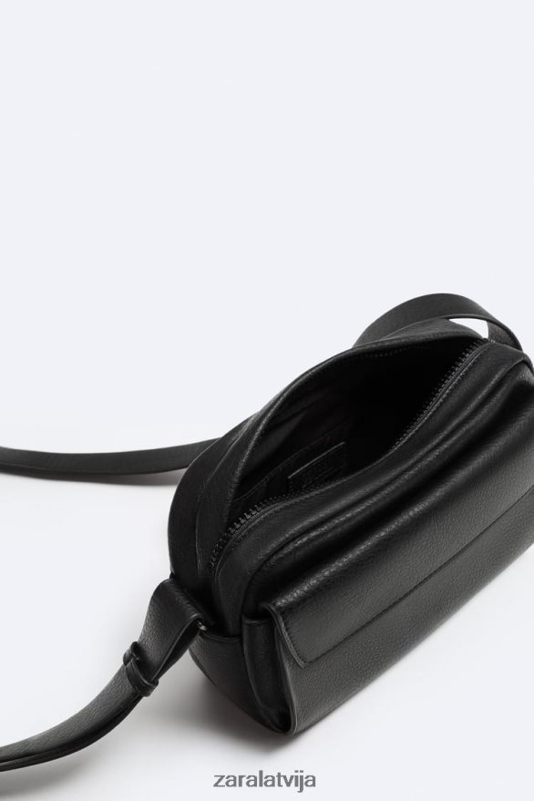 graudaina crossbody soma vīriešiem Zara melns 6ZTV401332 Piederumi