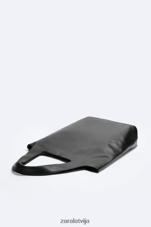 mīksta soma vīriešiem Zara melns 6ZTV401337 Piederumi