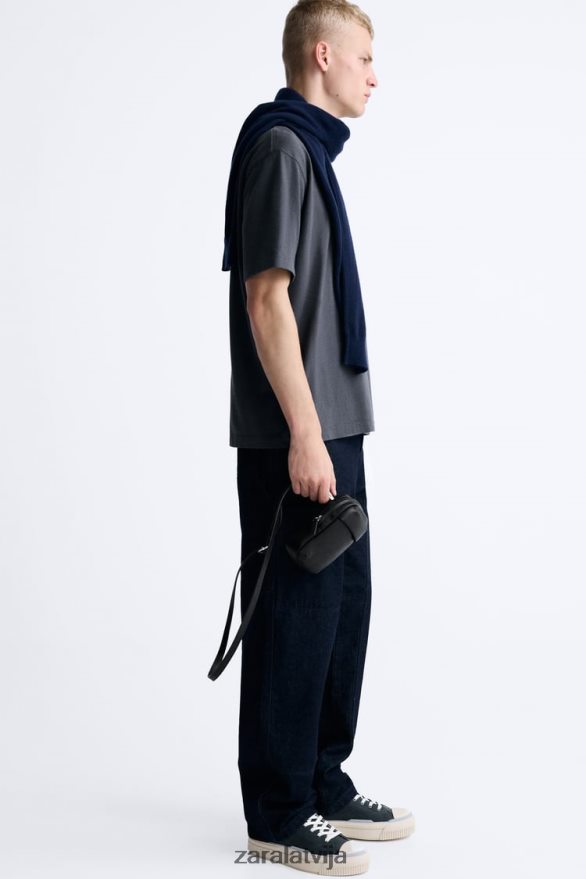 mīksts telefona maciņš vīriešiem Zara melns 6ZTV401309 Piederumi