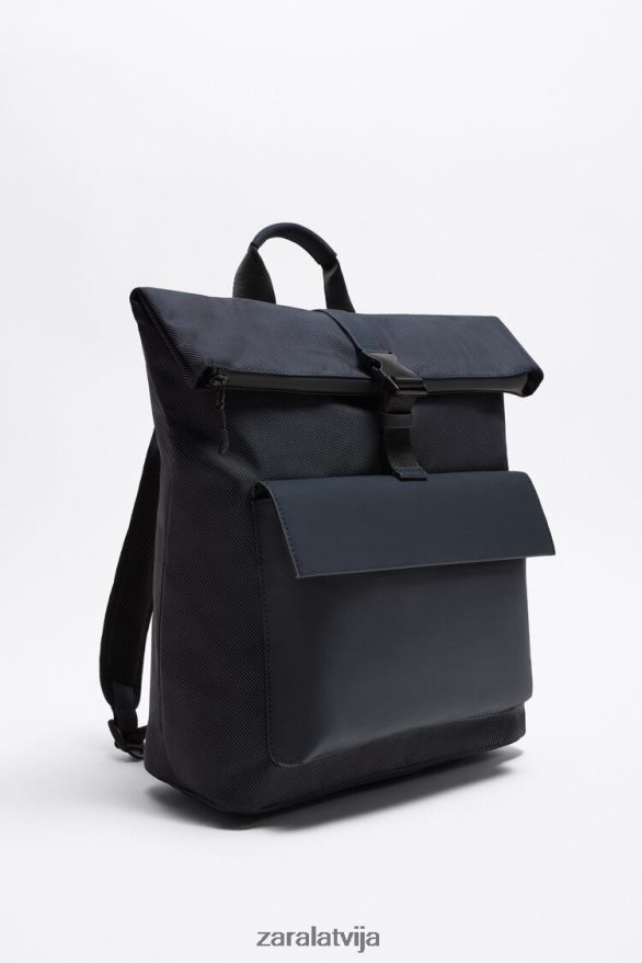 mugursoma ar atloku vīriešiem Zara zils 6ZTV401348 Piederumi