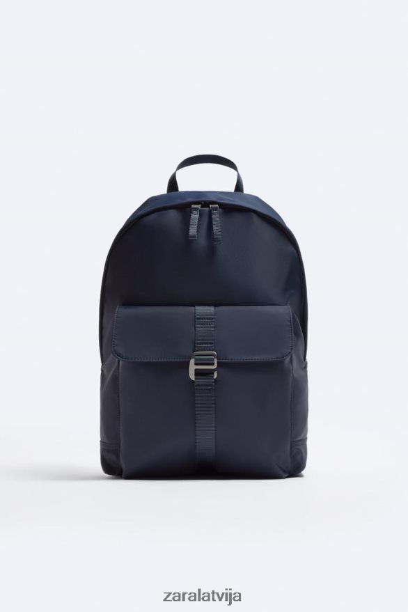 neilona mugursoma vīriešiem Zara zils 6ZTV401304 Piederumi