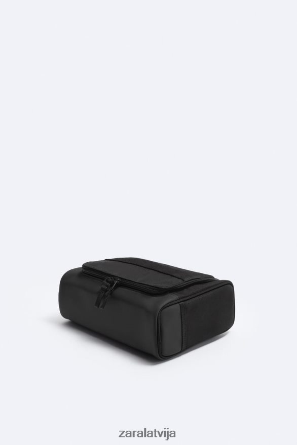 piekarināms tualetes piederumu maisiņš vīriešiem Zara melns 6ZTV401287 Piederumi