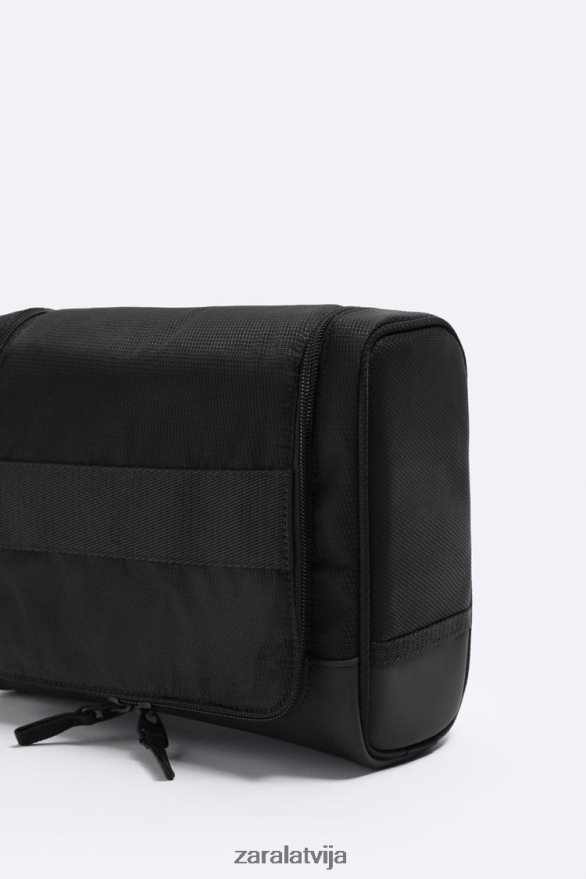 piekarināms tualetes piederumu maisiņš vīriešiem Zara melns 6ZTV401287 Piederumi