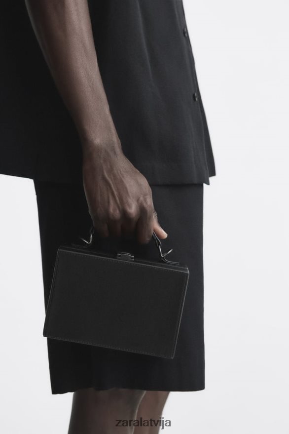 stingra kaste crossbody soma vīriešiem Zara melns 6ZTV401311 Piederumi