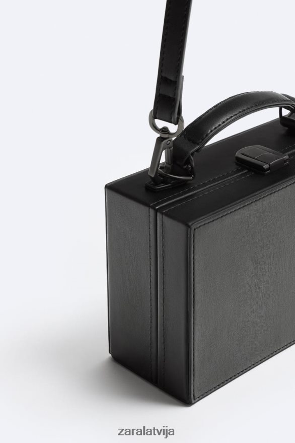 stingra kaste crossbody soma vīriešiem Zara melns 6ZTV401311 Piederumi