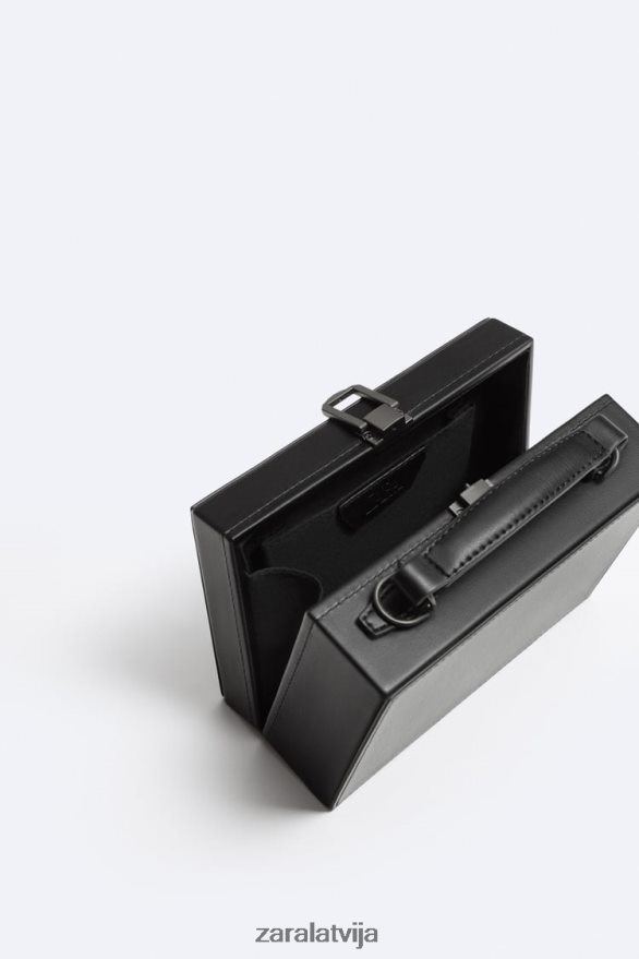 stingra kaste crossbody soma vīriešiem Zara melns 6ZTV401311 Piederumi