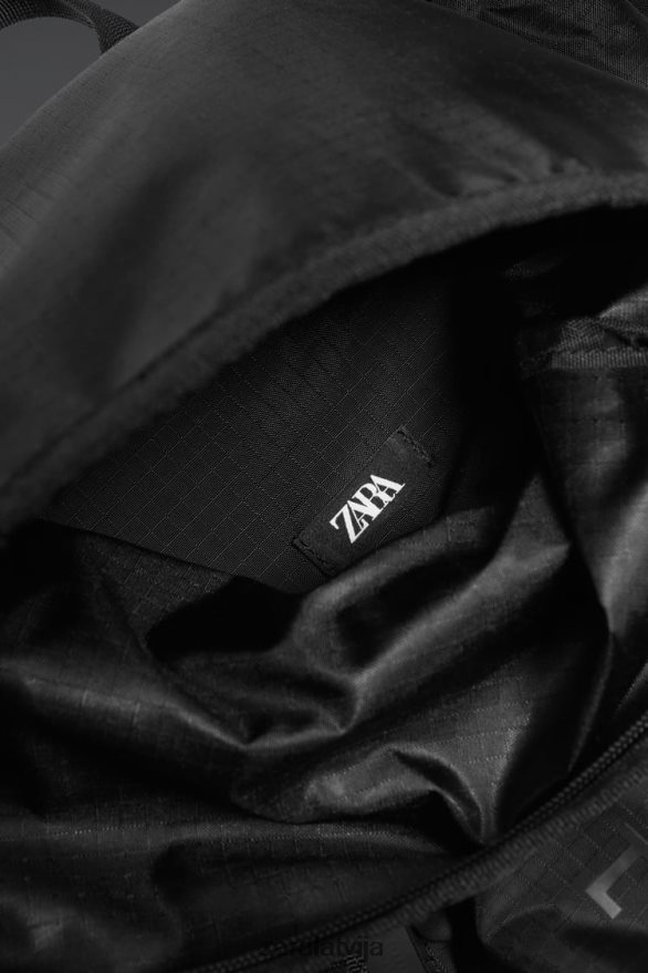 tehniskā mugursoma vīriešiem Zara melns 6ZTV401282 Piederumi