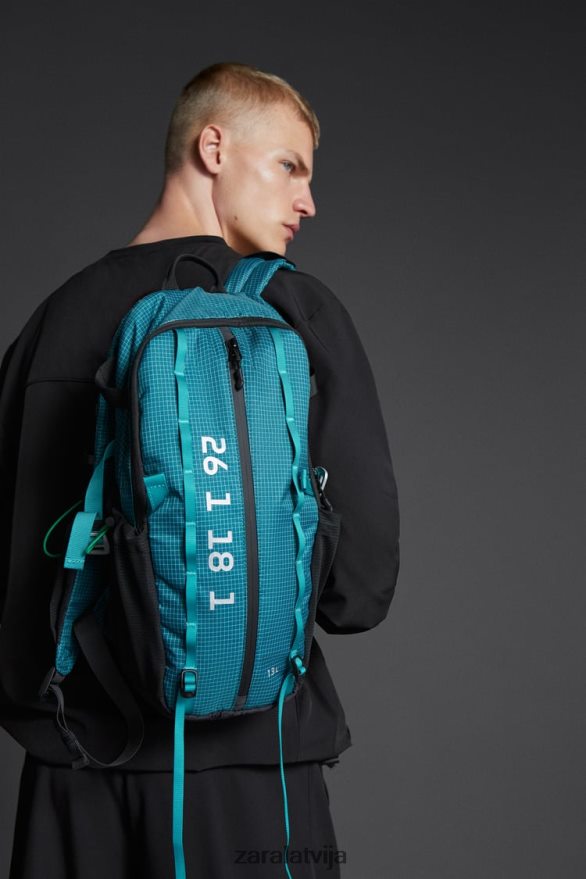 tehniskā mugursoma vīriešiem Zara zils 6ZTV401280 Piederumi