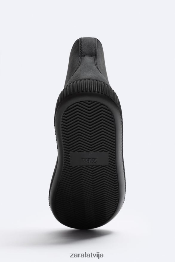 kurpes ar strīpainu zoli vīriešiem Zara melns 6ZTV401257 apavi