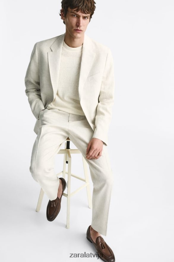 mīkstas ādas pušķi vīriešiem Zara brūns 6ZTV401274 apavi