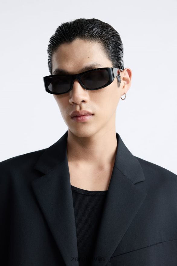 100% vilnas uzvalka jaka ierobežots izdevums vīriešiem Zara melns 6ZTV401147 apģērbs