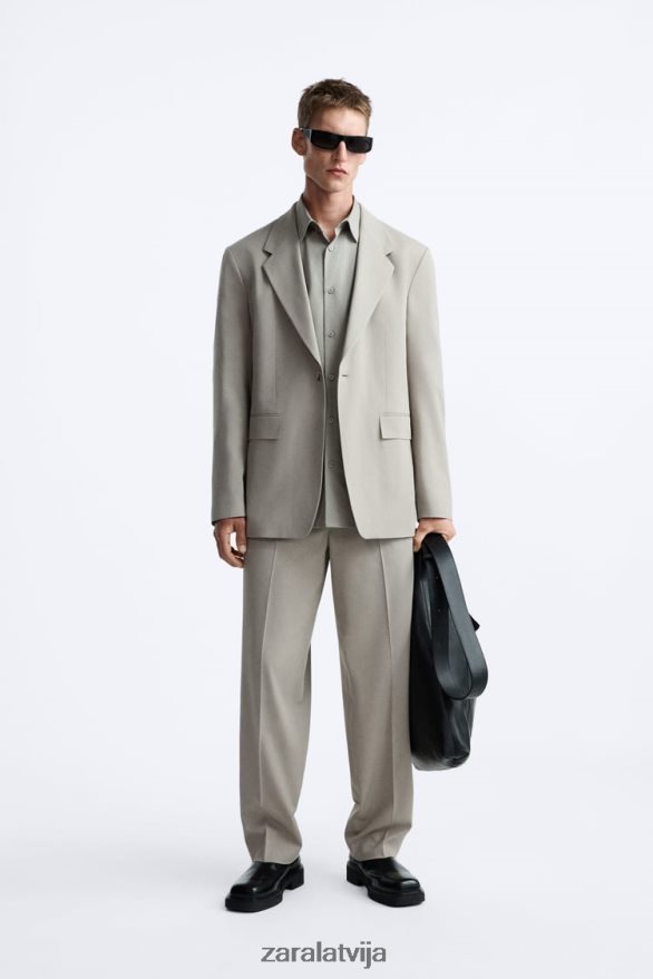 atvieglinātas formas uzvalks vīriešiem Zara ūdele 6ZTV401161 apģērbs