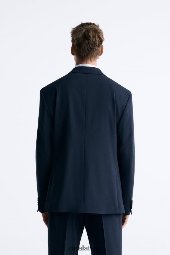 kurta zoba uzvalks vīriešiem Zara jūras zils 6ZTV401164 apģērbs