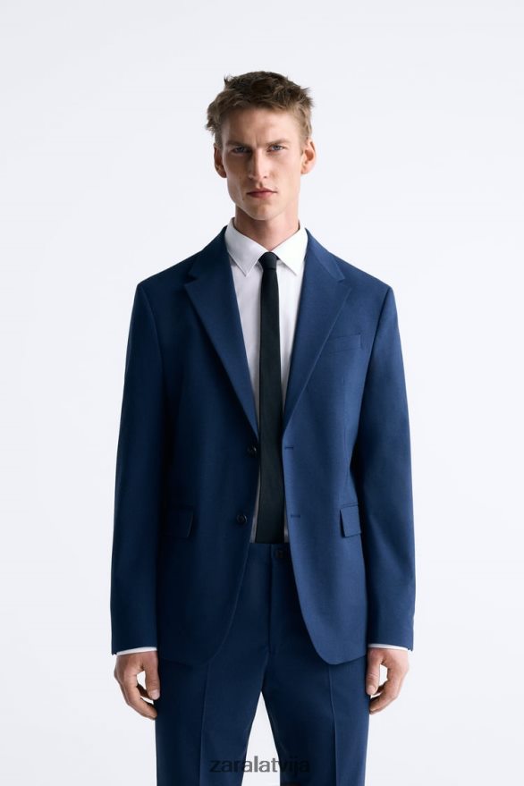 kurta zoba uzvalks vīriešiem Zara zilgans 6ZTV401165 apģērbs