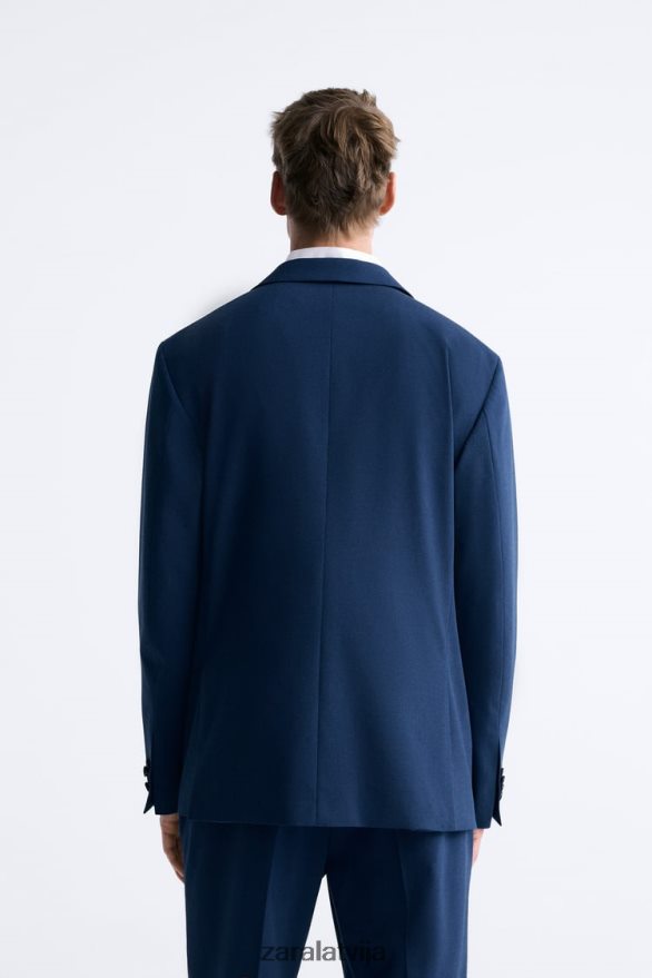 kurta zoba uzvalks vīriešiem Zara zilgans 6ZTV401165 apģērbs