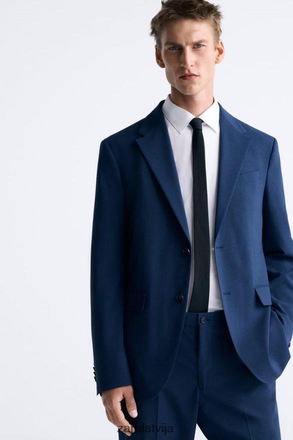 kurta zoba uzvalks vīriešiem Zara zilgans 6ZTV401165 apģērbs