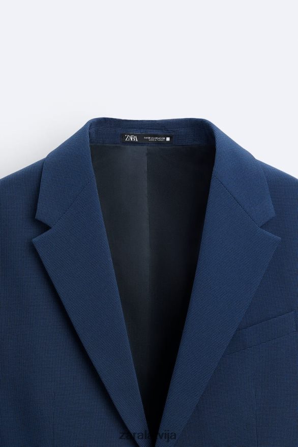 kurta zoba uzvalks vīriešiem Zara zilgans 6ZTV401165 apģērbs