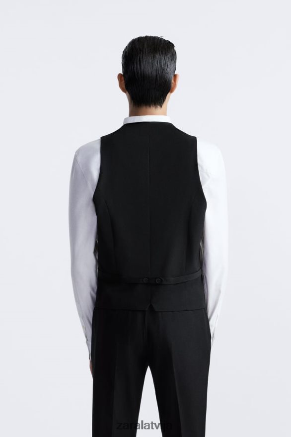 slaida veste vīriešiem Zara melns 6ZTV401166 apģērbs